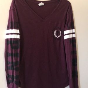 Pink long sleeve tee